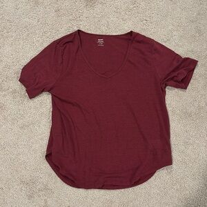 Large Maroon Old Navy relaxed t shirt